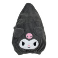 Japan Sanrio Original Face Shaped Cap Towel - Kuromi - 1