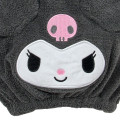 Japan Sanrio Original Face Shaped Cap Towel - Kuromi - 3