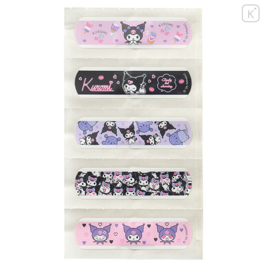 Japan Sanrio Original Boxed Bandages - Kuromi - 2