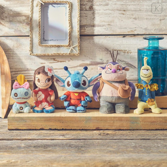 Japan Disney Store StanDs Plush Toy - Lilo & Stitch : Pleakley Self-Standing - 8
