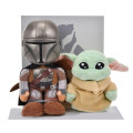 Japan Disney Store StanDs Plush Toy - Star Wars Mandalorian & Grogu Self-Standing - 4