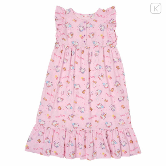 Japan Sanrio Short Sleeve Room Dress - Hello Kitty : Pink - 1