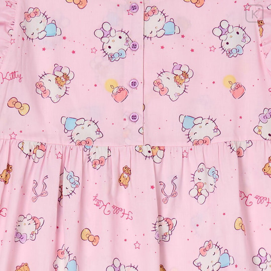 Japan Sanrio Short Sleeve Room Dress - Hello Kitty : Pink - 2