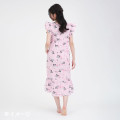 Japan Sanrio Short Sleeve Room Dress - Kuromi & My Melody : Pink - 5