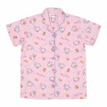 Japan Sanrio Short Sleeve Shirt Pajamas (L) - Hello Kitty : Expressions Pink - 2