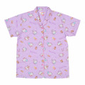 Japan Sanrio Short Sleeve Shirt Pajamas (L) - Hello Kitty : Expressions Purple - 2