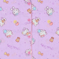 Japan Sanrio Short Sleeve Shirt Pajamas (L) - Hello Kitty : Expressions Purple - 4
