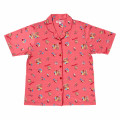 Japan Sanrio Short Sleeve Shirt Pajamas (L) - Hello Kitty : Tanned Red - 2