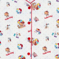 Japan Sanrio Short Sleeve Shirt Pajamas (L) - Hello Kitty : Tanned White - 4