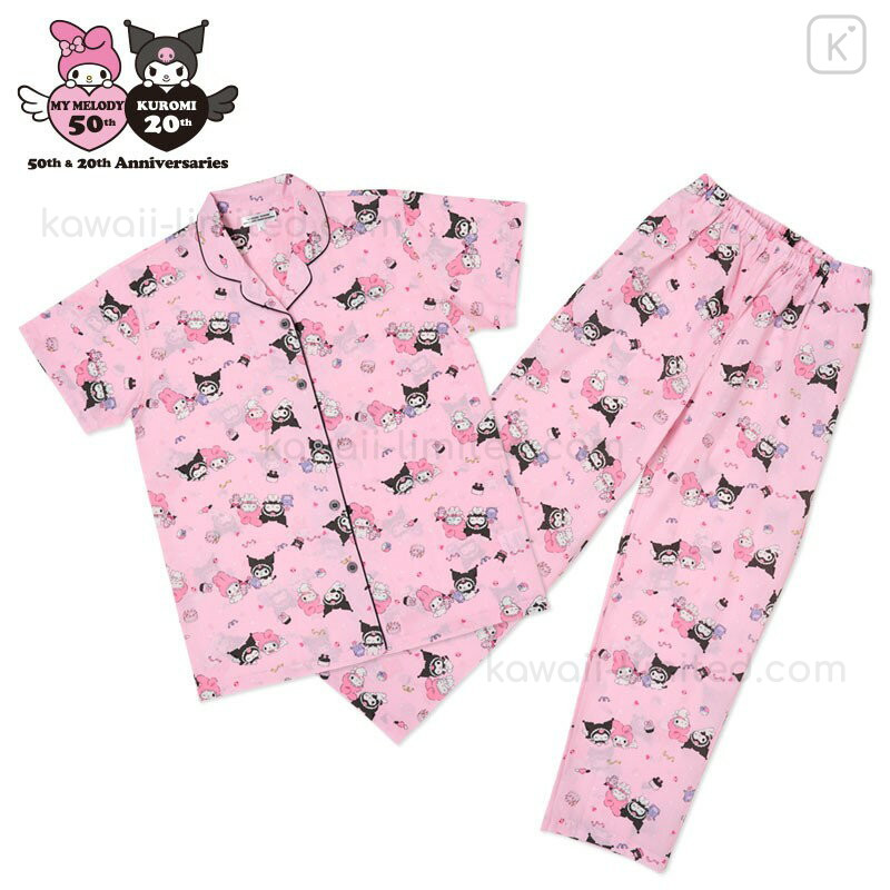 ★ SPAO★ Sanrio Characters Short Sleeve Pajamas PINK SPPPF SPAO x OPANCHU USAGI Short Sleeve Sleep Pajamas PINK