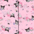 Japan Sanrio Short Sleeve Shirt Pajamas (M) - Kuromi & My Melody : Pink - 4