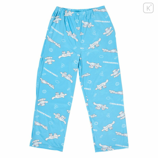 Japan Sanrio Short Sleeve Shirt Pajamas (M) - Cinnamoroll : Light Blue - 3