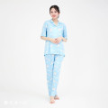 Japan Sanrio Short Sleeve Shirt Pajamas (M) - Cinnamoroll : Light Blue - 5
