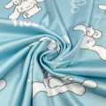 Japan Sanrio Short Sleeve Shirt Pajamas (M) - Cinnamoroll : Light Blue - 7