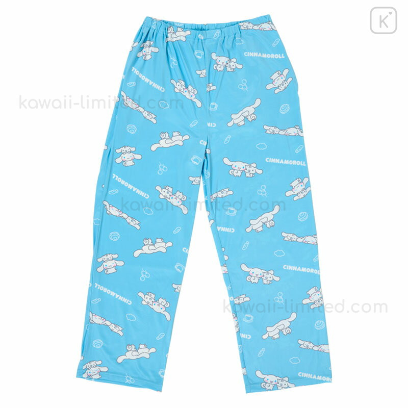 ★ SPAO★ Sanrio Characters Short Sleeve Pajamas LIGHT BLUE Japan Sanrio Short Sleeve Shirt Pajamas (L) - Cinnamoroll