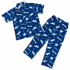 Japan Sanrio Short Sleeve Shirt Pajamas (M) - Cinnamoroll : Navy