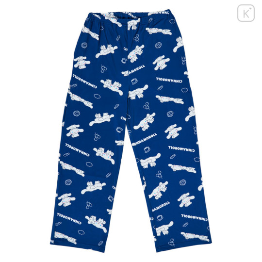 Japan Sanrio Short Sleeve Shirt Pajamas (M) - Cinnamoroll : Navy - 3