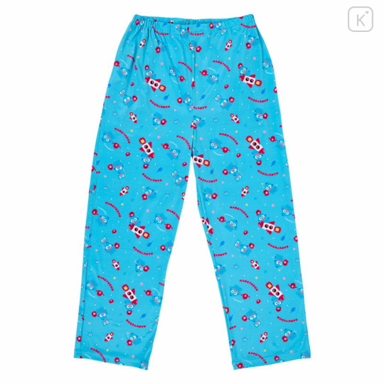Japan Sanrio Short Sleeve Shirt Pajamas (M) - Hangyodon : Light Blue - 3