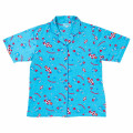 Japan Sanrio Short Sleeve Shirt Pajamas (L) - Hangyodon : Light Blue - 2