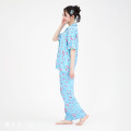 Japan Sanrio Short Sleeve Shirt Pajamas (L) - Hangyodon : Light Blue - 6