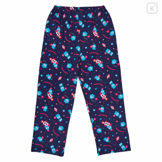 Japan Sanrio Short Sleeve Shirt Pajamas (L) - Hangyodon : Navy - 3