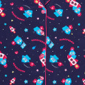 Japan Sanrio Short Sleeve Shirt Pajamas (L) - Hangyodon : Navy - 4