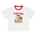 Japan Sanrio Short Sleeve T-shirt Pajamas (L) - Hello Kitty : Tanned Red - 2