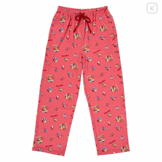 Japan Sanrio Short Sleeve T-shirt Pajamas (L) - Hello Kitty : Tanned Red - 3