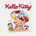 Japan Sanrio Short Sleeve T-shirt Pajamas (L) - Hello Kitty : Tanned Red - 4