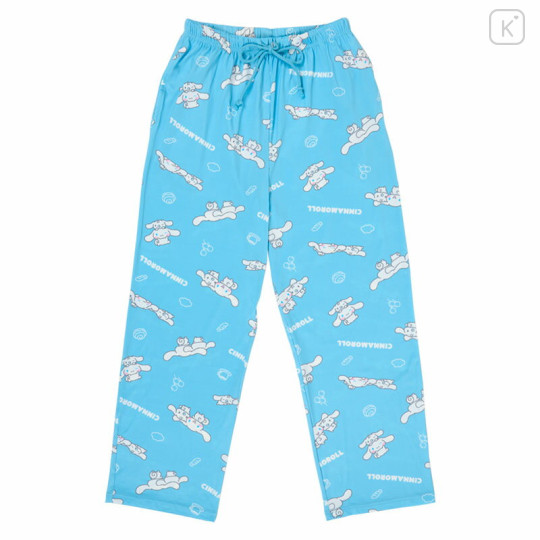Japan Sanrio Short Sleeve T-shirt Pajamas (M) - Cinnamoroll : Light Blue - 3