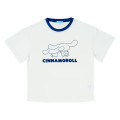 Japan Sanrio Short Sleeve T-shirt Pajamas (L) - Cinnamoroll : Navy - 2