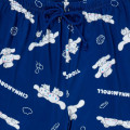 Japan Sanrio Short Sleeve T-shirt Pajamas (L) - Cinnamoroll : Navy - 5