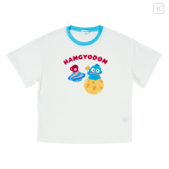 Japan Sanrio Short Sleeve T-shirt Pajamas (M) - Hangyodon : Light Blue - 2