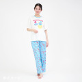 Japan Sanrio Short Sleeve T-shirt Pajamas (L) - Hangyodon : Light Blue - 6