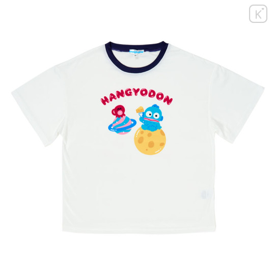 Japan Sanrio Short Sleeve T-shirt Pajamas (M) - Hangyodon : Navy - 2