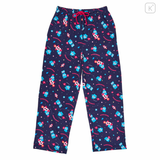 Japan Sanrio Short Sleeve T-shirt Pajamas (M) - Hangyodon : Navy - 3