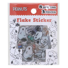 Japan Peanuts Clear Plump 3D Sticker - Snoopy : Funny Face