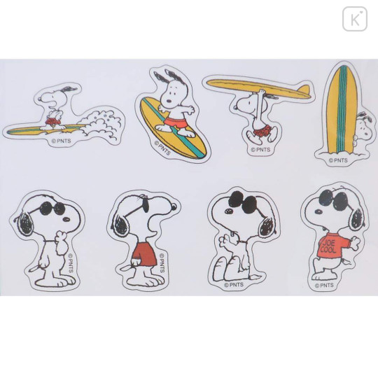 Japan Peanuts Clear Plump 3D Sticker - Snoopy : Joe Cool - 2