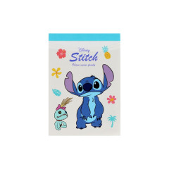 Japan Disney Mini Notepad - Scrump & Stitch : Beige