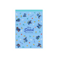 Japan Disney A6 Notepad - Scrump & Stitch : Lilo Blue - 1