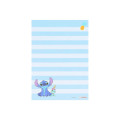 Japan Disney A6 Notepad - Scrump & Stitch : Lilo Blue - 2