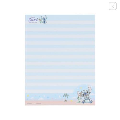 Japan Disney Letter Envelope Set - Scrump & Stitch : Watercolor Hug - 5