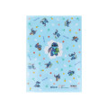 Japan Disney 5 Pockets A4 Index Holder - Scrump & Stitch : Lilo Blue - 2