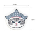 Japan Mofusand Die-cut Fluffy Floor Mat - Whale Shark Cat - 5