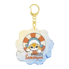 Japan Mofusand Acrylic Keychain - Cat : Shark Hello Summer Water Surface