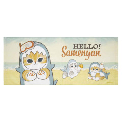 Japan Mofusand Quick Dry Face Towel - Cat Shark Hello Summer