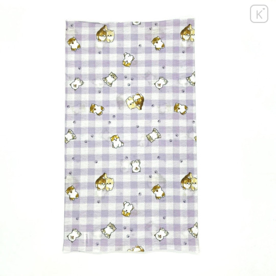 Japan Mofusand Neck Gaiter - Cat Nyan Gingham Purple - 1