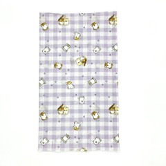 Japan Mofusand Neck Gaiter - Cat Nyan Gingham Purple