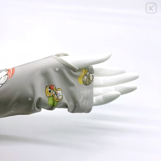 Japan Mofusand Arm Cover - Cat Nyan Macaron Grey - 3