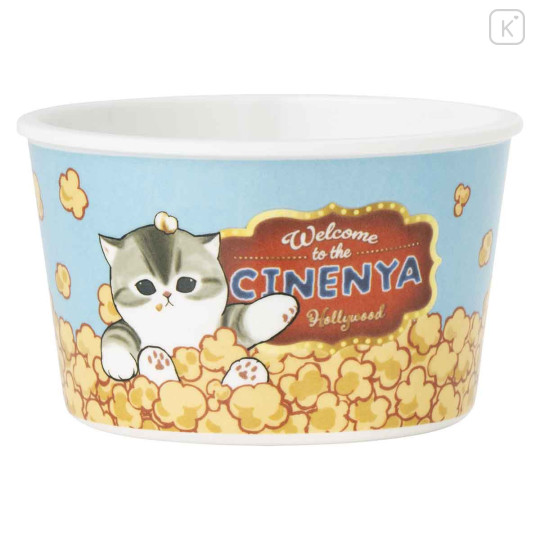 Japan Sanrio Melamine Bowl - Mofumofu Journey Cat Popcorn Nyan - 1
